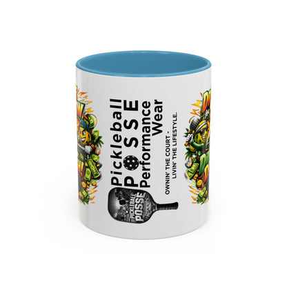 Pickleball Coffee Mug — “Drive for Show, Dink for Dough!” Accent Ceramic Mug (11/15oz)
