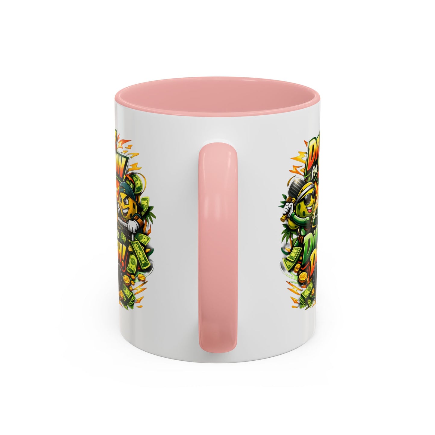 Pickleball Coffee Mug — “Drive for Show, Dink for Dough!” Accent Ceramic Mug (11/15oz)