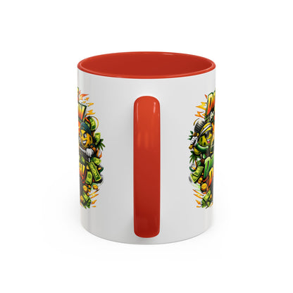 Pickleball Coffee Mug — “Drive for Show, Dink for Dough!” Accent Ceramic Mug (11/15oz)