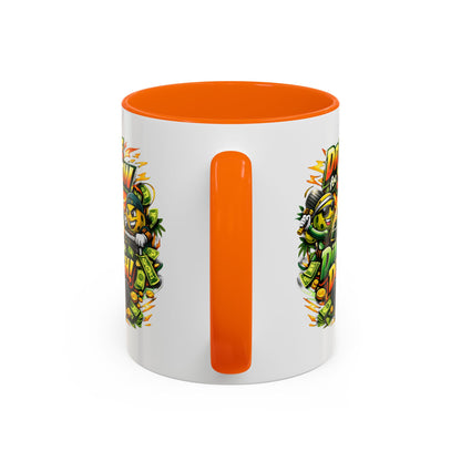 Pickleball Coffee Mug — “Drive for Show, Dink for Dough!” Accent Ceramic Mug (11/15oz)