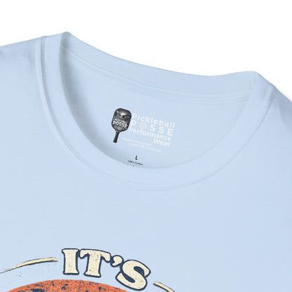 Dink O’Clock Pickleball T‑Shirt — Retro Beach 'It's Dink O'Clock Somewhere' Tee