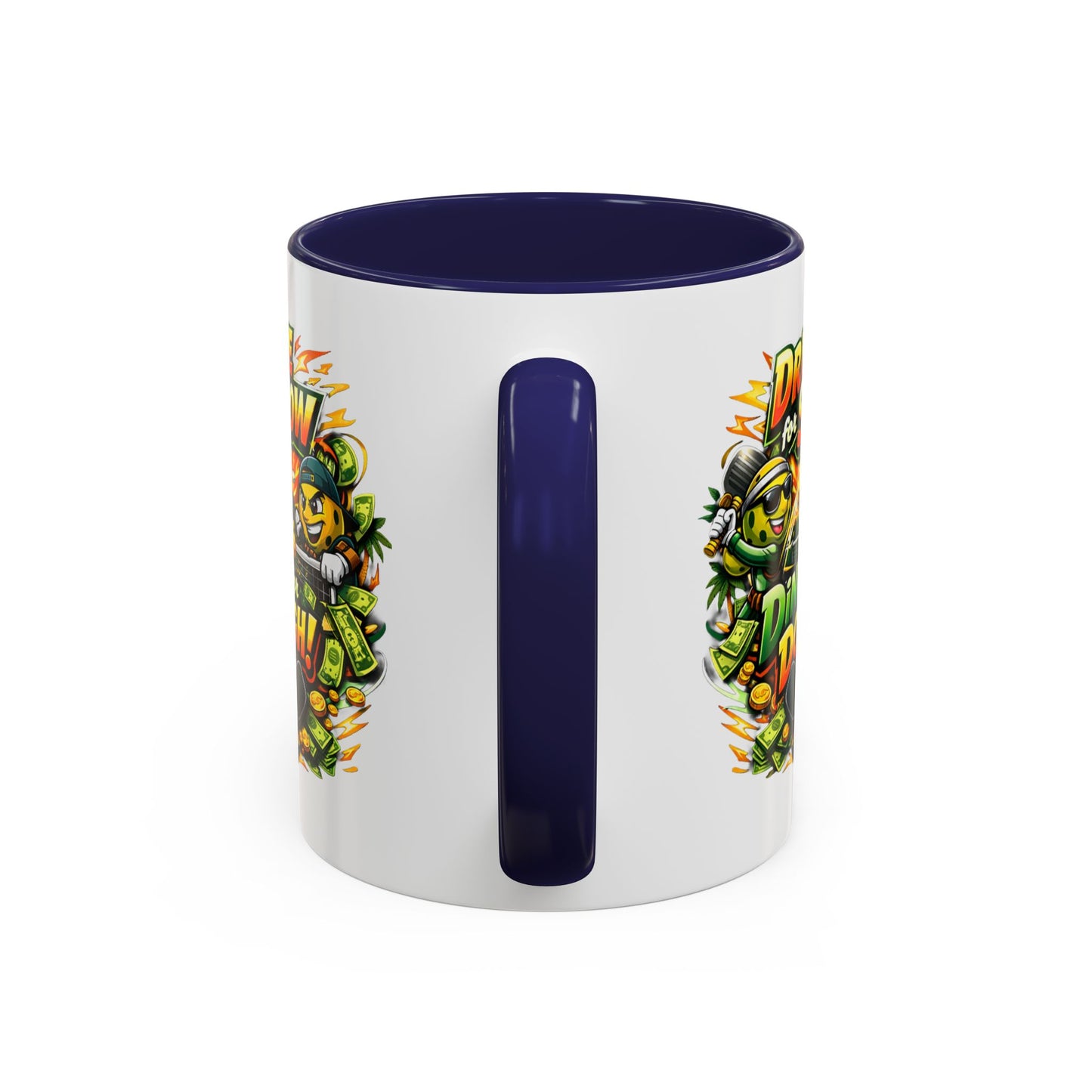 Pickleball Coffee Mug — “Drive for Show, Dink for Dough!” Accent Ceramic Mug (11/15oz)