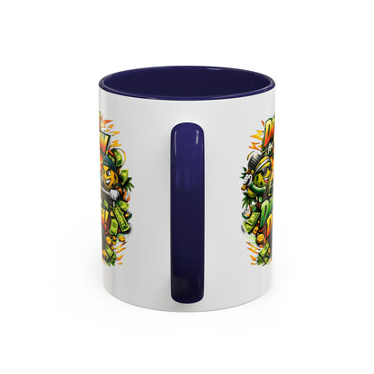 Pickleball Coffee Mug — “Drive for Show, Dink for Dough!” Accent Ceramic Mug (11/15oz)