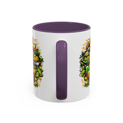 Pickleball Coffee Mug — “Drive for Show, Dink for Dough!” Accent Ceramic Mug (11/15oz)