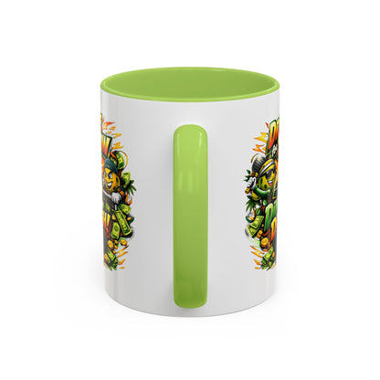 Pickleball Coffee Mug — “Drive for Show, Dink for Dough!” Accent Ceramic Mug (11/15oz)