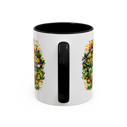 Pickleball Coffee Mug — “Drive for Show, Dink for Dough!” Accent Ceramic Mug (11/15oz)