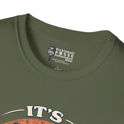 Dink O’Clock Pickleball T‑Shirt — Retro Beach 'It's Dink O'Clock Somewhere' Tee