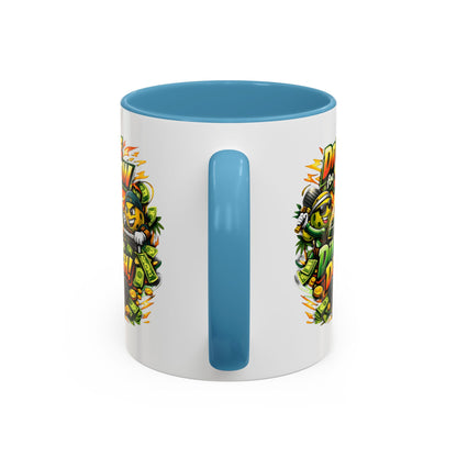 Pickleball Coffee Mug — “Drive for Show, Dink for Dough!” Accent Ceramic Mug (11/15oz)