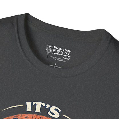 Dink O’Clock Pickleball T‑Shirt — Retro Beach 'It's Dink O'Clock Somewhere' Tee